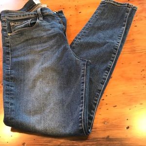 Frame high rise skinny jeans